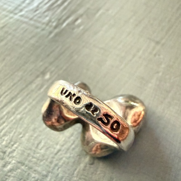 Uno de 50 Crystal Ring Size 7 - Picture 6 of 11